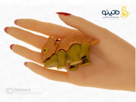 اسباب بازی آموزشی طرح دایناسور آنکیلوسوروس مدل بیتینگ هند دنیای ژوراستیک 21050
