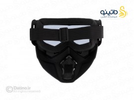 عینک موتورسواری طرح goggle سه لنز قابل تعویض 21060