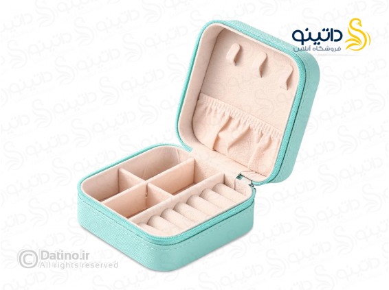 عکس کیف جواهرات مسافرتی مدل زیپ دار تاشو طرح لاکچری 21064 - انواع مدل کیف جواهرات مسافرتی مدل زیپ دار تاشو طرح لاکچری 21064