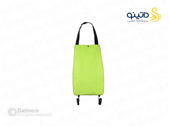 عکس کیف خرید دستی طرح چرخ دار دو جیب 21067 - انواع مدل کیف خرید دستی طرح چرخ دار دو جیب 21067