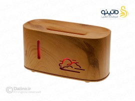دستگاه بخور و رطوبت ساز خانگی مدل کلاسیک چراغ دار مدل شومینه آتش 21090