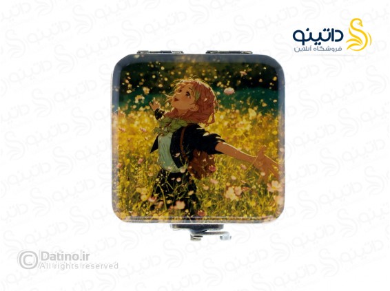 عکس جعبه چوب و رزین مربعی طرح آنشرلی با موهای قرمز 21119 - انواع مدل جعبه چوب و رزین مربعی طرح آنشرلی با موهای قرمز 21119