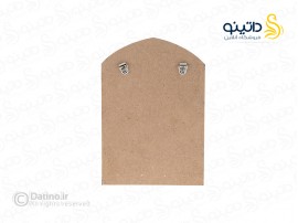 جاکلیدی دیواری چوب و رزین مدل و ان یکاد طرح کاشی کاری ایرانی 21122
