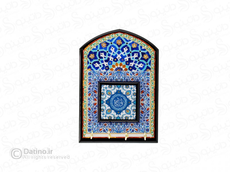 عکس جاکلیدی دیواری چوب و رزین مدل و ان یکاد طرح کاشی کاری ایرانی 21122 - انواع مدل جاکلیدی دیواری چوب و رزین مدل و ان یکاد طرح کاشی کاری ایرانی 21122