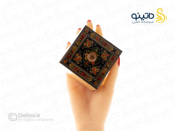 عکس قندان چوب و رزین طرح باغ گل رز ایرانی 21123 - انواع مدل قندان چوب و رزین طرح باغ گل رز ایرانی 21123