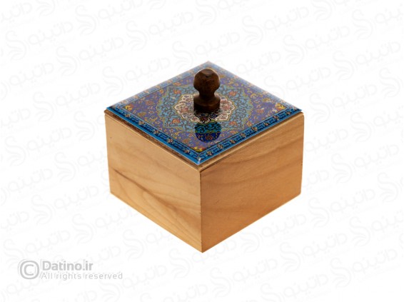عکس قندان چوب و رزین طرح گل و بوته اسلیمی 21125 - انواع مدل قندان چوب و رزین طرح گل و بوته اسلیمی 21125