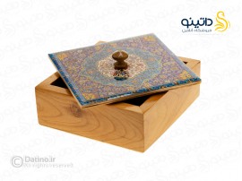 شکلات خوری چوب و رزین طرح باغ گل شاه عباسی 21129