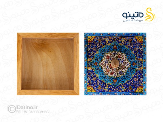 عکس شکلات خوری چوب و رزین طرح باغ گل شاه عباسی 21129 - انواع مدل شکلات خوری چوب و رزین طرح باغ گل شاه عباسی 21129