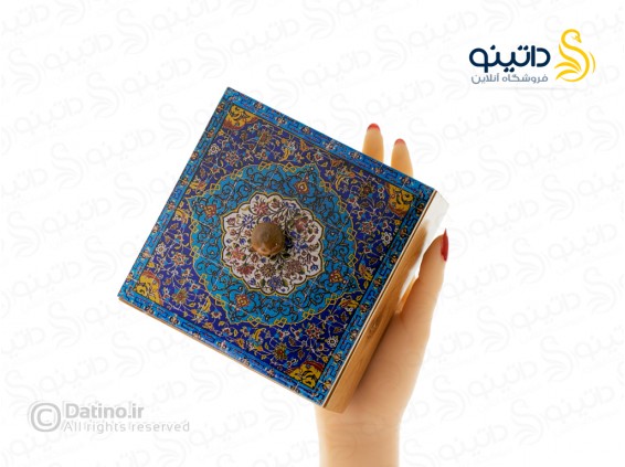 عکس شکلات خوری چوب و رزین طرح باغ گل شاه عباسی 21129 - انواع مدل شکلات خوری چوب و رزین طرح باغ گل شاه عباسی 21129