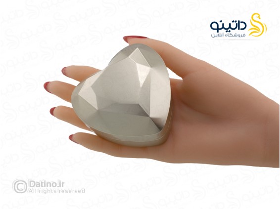 عکس جعبه انگشتر مخصوص 2 حلقه ای ای دی دار طرح قلب لوکس 21149 - انواع مدل جعبه انگشتر مخصوص 2 حلقه ای ای دی دار طرح قلب لوکس 21149