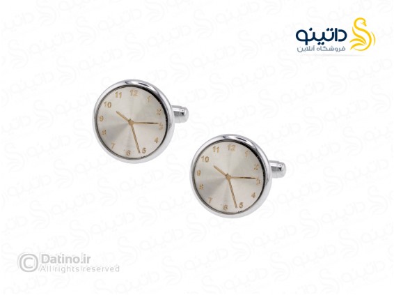عکس دکمه سردست طرح ساعت کلاسیک لوکس 21165 - انواع مدل دکمه سردست طرح ساعت کلاسیک لوکس 21165