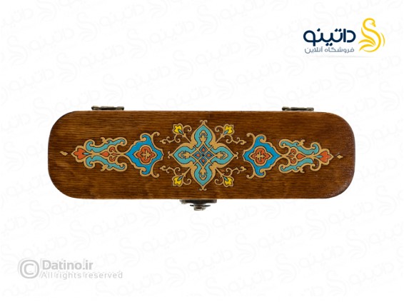 عکس قلمدان چوبی رزین طرح نقش و نگار اصیل ایرانی 21193 - انواع مدل قلمدان چوبی رزین طرح نقش و نگار اصیل ایرانی 21193