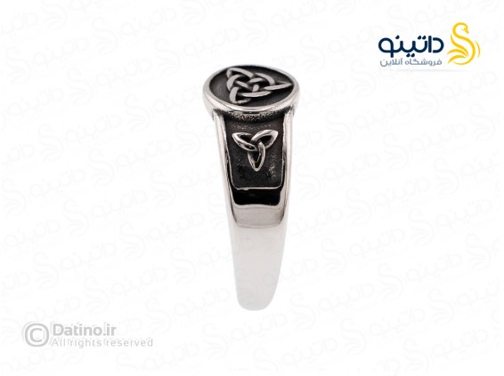عکس انگشتر مردانه طرح نشان وایکینگ کلاسیک 21199 - انواع مدل انگشتر مردانه طرح نشان وایکینگ کلاسیک 21199