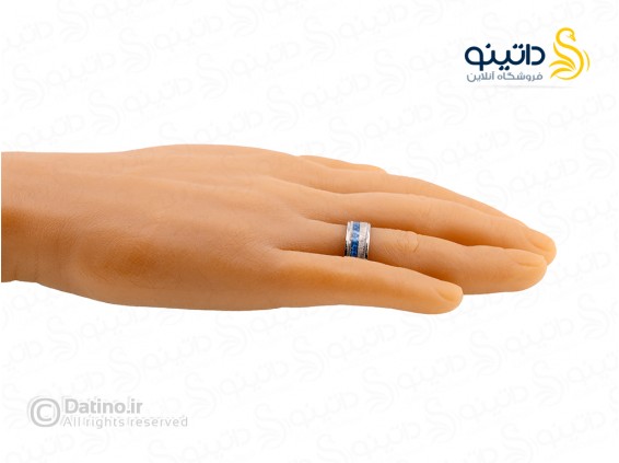 عکس انگشتر مردانه طرح حلقه نقش شطرنجی 21252 - انواع مدل انگشتر مردانه طرح حلقه نقش شطرنجی 21252