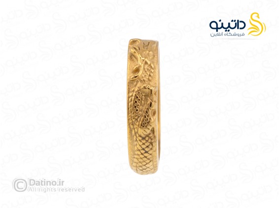 عکس انگشتر مردانه طرح اژدها مدل مارپیچ 21255 - انواع مدل انگشتر مردانه طرح اژدها مدل مارپیچ 21255