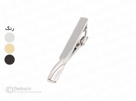 گیره کراوات طرح خم هندسی لوکس 21258