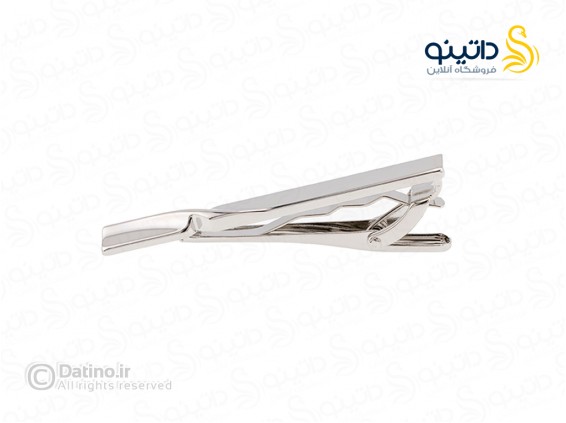 عکس گیره کراوات طرح خم هندسی لوکس 21258 - انواع مدل گیره کراوات طرح خم هندسی لوکس 21258