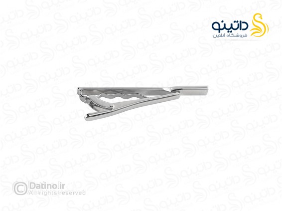 عکس گیره کراوات طرح خم هندسی لوکس 21258 - انواع مدل گیره کراوات طرح خم هندسی لوکس 21258