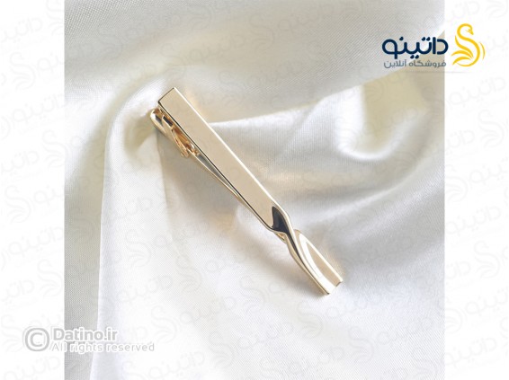 عکس گیره کراوات طرح خم هندسی لوکس 21258 - انواع مدل گیره کراوات طرح خم هندسی لوکس 21258
