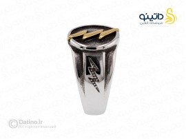 انگشتر مردانه طرح فلش کلاسیک 21262