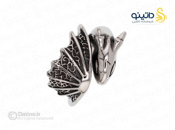 عکس انگشتر مردانه طرح اژدهای باستانی 21264 - انواع مدل انگشتر مردانه طرح اژدهای باستانی 21264