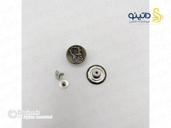 عکس دکمه لباس پیچی طرح کلاسیک فلزی مجموعه 5 عددی 21285 - انواع مدل دکمه لباس پیچی طرح کلاسیک فلزی مجموعه 5 عددی 21285