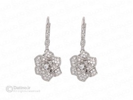 گوشواره زنانه طرح گل لوکس 21295