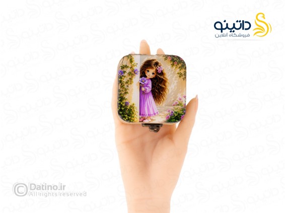 عکس جعبه چوبی رزین طرح دختر بنفشه 21352 - انواع مدل جعبه چوبی رزین طرح دختر بنفشه 21352