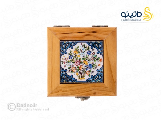 عکس جعبه جواهرات چوبی رزین طرح نقش گل خطایی 21373 - انواع مدل جعبه جواهرات چوبی رزین طرح نقش گل خطایی 21373