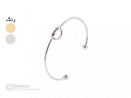 دستبند زنانه مدل تک گره طرح قلب 21395