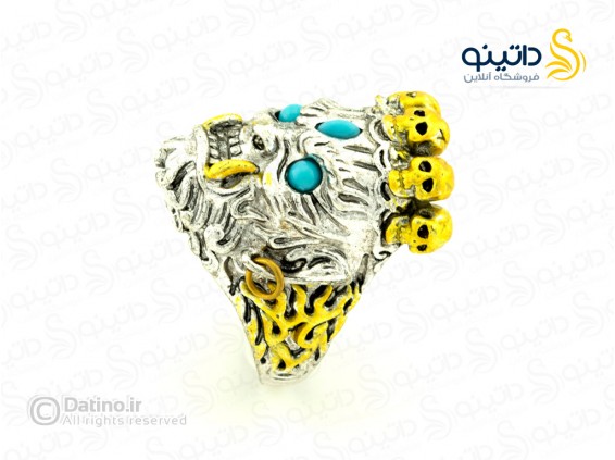 عکس انگشتر مردانه خدای ثروت gothic-r-18 - انواع مدل انگشتر مردانه خدای ثروت gothic-r-18