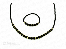نیم ست مردانه تسبیح طرح سنتی jewellery-10021