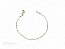 دستبند زنانه طرح زنجیر ساده مهره دار jewellery-10057