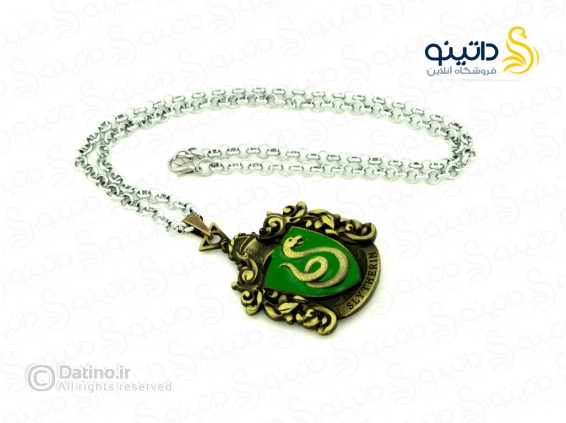 عکس گردنبند دو طرفه نماد گروه اسلیترین هری پاتر 10310 - انواع مدل گردنبند دو طرفه نماد گروه اسلیترین هری پاتر 10310