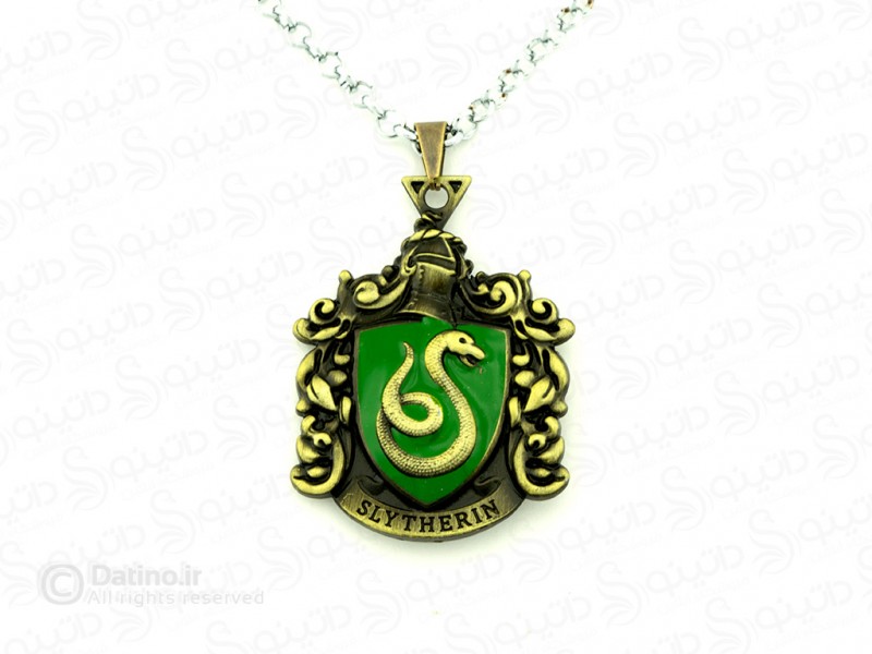 عکس گردنبند دو طرفه نماد گروه اسلیترین هری پاتر 10310 - انواع مدل گردنبند دو طرفه نماد گروه اسلیترین هری پاتر 10310