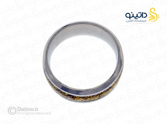 عکس حلقه یگانه ارباب حلقه ها طلاکوبی 11280 - انواع مدل حلقه یگانه ارباب حلقه ها طلاکوبی 11280