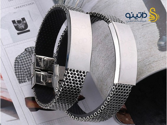 عکس دستبند اسپرت استیل لوگان 12105 - انواع مدل دستبند اسپرت استیل لوگان 12105