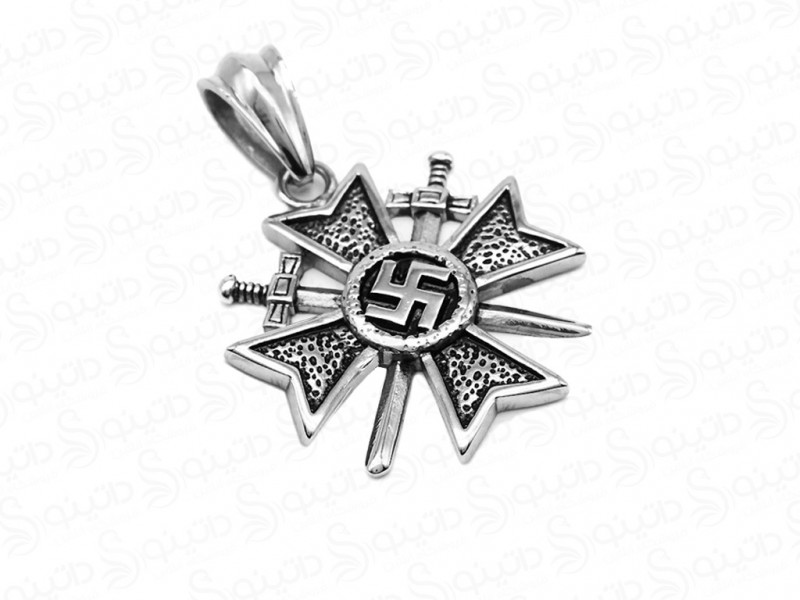 عکس گردنبند مدال سواستیکا نازی آلمان 12141 - انواع مدل گردنبند مدال سواستیکا نازی آلمان 12141