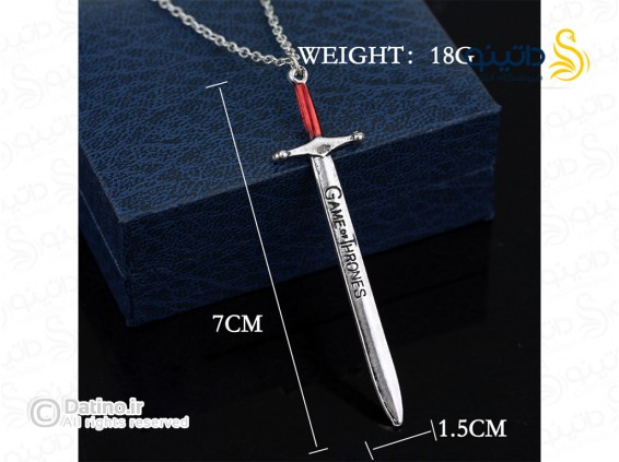 عکس گردنبند شمشیر بازی تاج و تخت 12363 - انواع مدل گردنبند شمشیر بازی تاج و تخت 12363