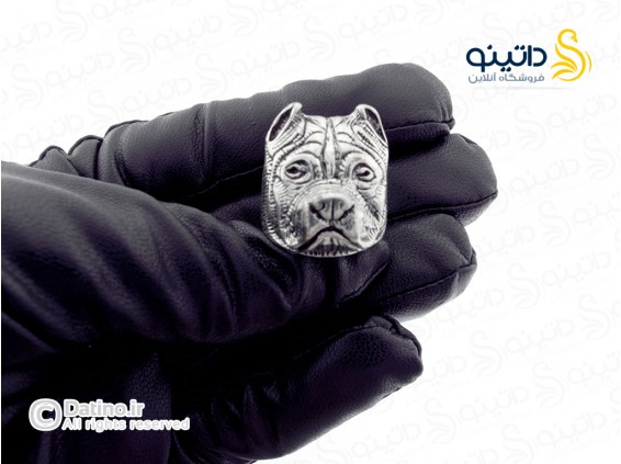 عکس انگشتر طرح سگ بولداگ 12475 - انواع مدل انگشتر طرح سگ بولداگ 12475