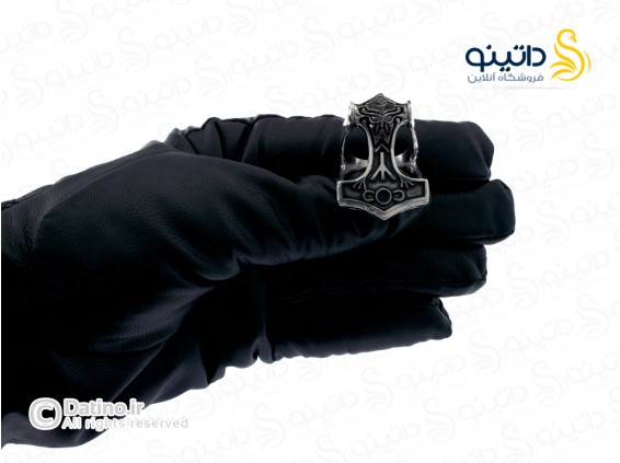 عکس انگشتر مردانه طرح تبر ثور 12509 - انواع مدل انگشتر مردانه طرح تبر ثور 12509