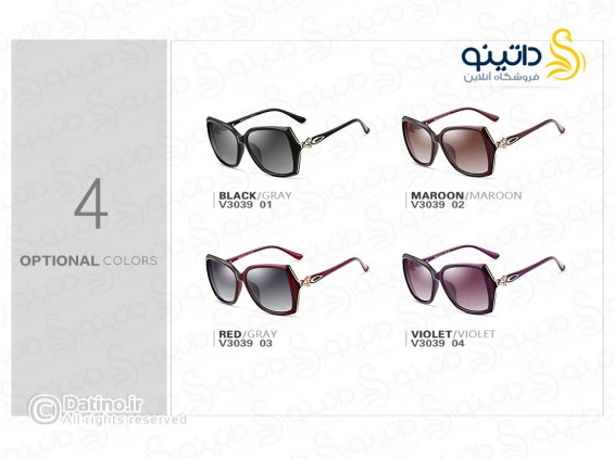 عکس عینک آفتابی زنانه ویتدیا مدل V3039 روباه هرمیا - انواع مدل عینک آفتابی زنانه ویتدیا مدل V3039 روباه هرمیا