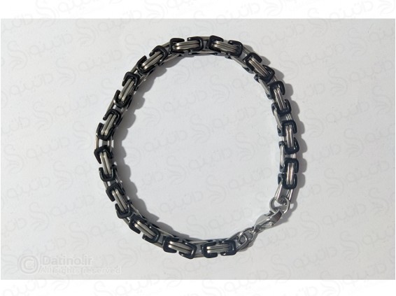 عکس دستبند مردانه طرح زنجیر امپرور 12920 - انواع مدل دستبند مردانه طرح زنجیر امپرور 12920