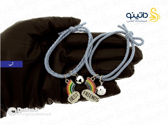 عکس دستبند جفت رنگین کمان دوستی 13723 - انواع مدل دستبند جفت رنگین کمان دوستی 13723