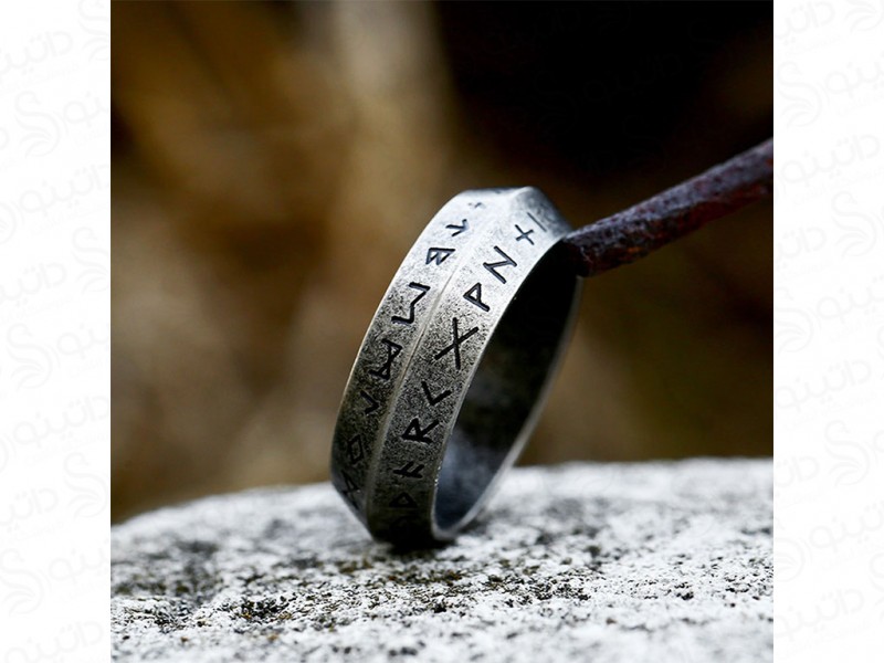 عکس حلقه مردانه نمادهای وایکینگ 14097 - انواع مدل حلقه مردانه نمادهای وایکینگ 14097