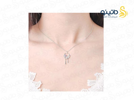 عکس گردنبند زنانه برگهای یخبندان 14221 - انواع مدل گردنبند زنانه برگهای یخبندان 14221