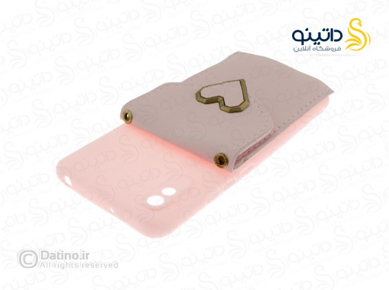 عکس قاب گوشی مدل کیف دار طرح قلب 14351 - انواع مدل قاب گوشی مدل کیف دار طرح قلب 14351