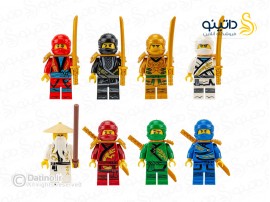 مینی فیگور سری نینجاها مجموعه 8 عددی 15119