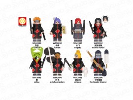 مینی فیگور سری انیمه ناروتو مجموعه 8 عددی 15308