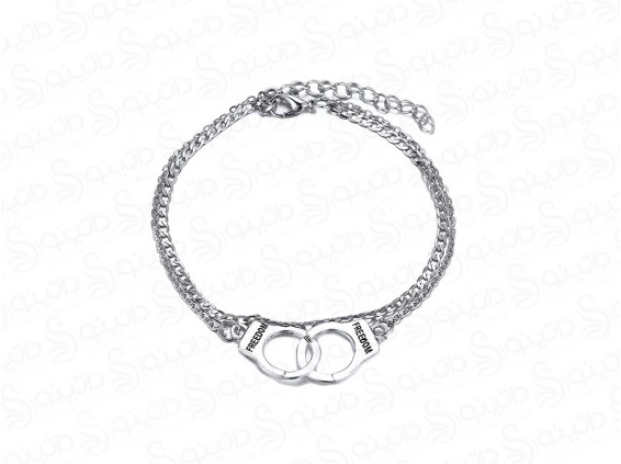 عکس پابند زنانه طرح دستبند 15335 - انواع مدل پابند زنانه طرح دستبند 15335